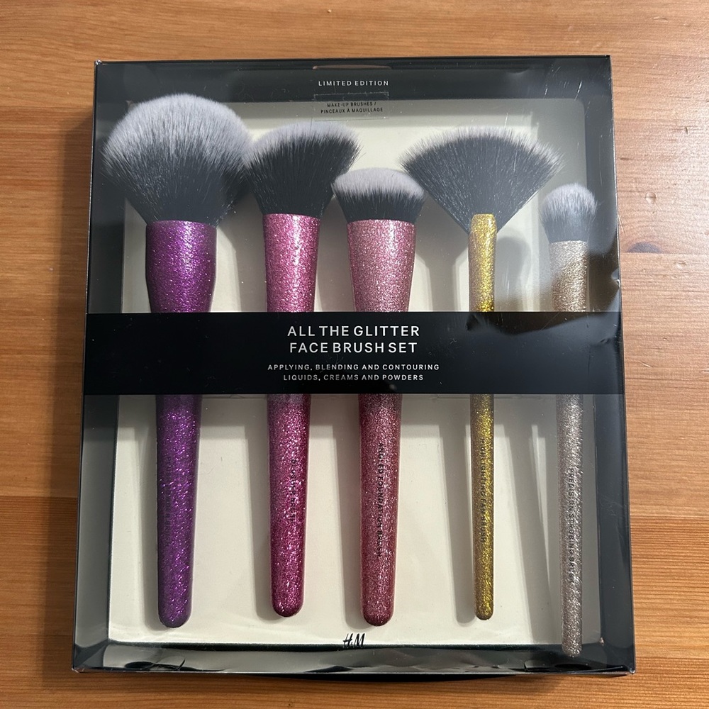 Make up brush 5 piece luxurious gift set